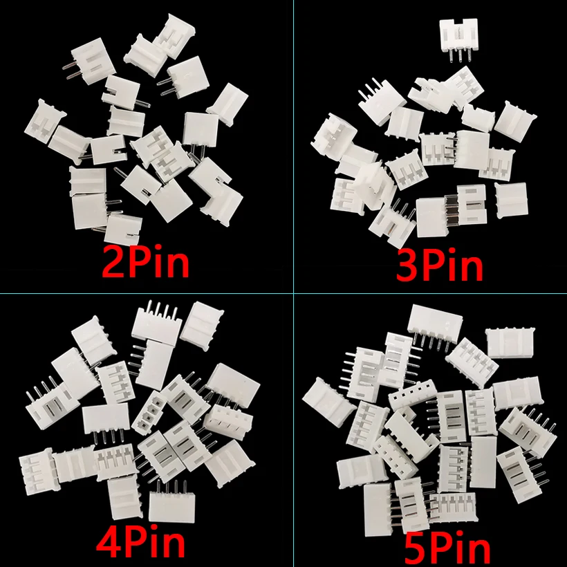 JST PH 2,0 2/3/4/5 Pin Terminal Kunststoff Gehäuse Männlich Weiblich Pin Header Stecker JST 2,0 (100 Stück)