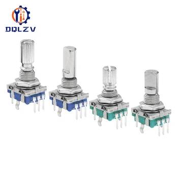 360-Grad-Drehgeber EC11 mit Druckknopf, 5-polig, 20 Positionen, 20 Impulscodeschaltergriff, 15/20 mm digitales