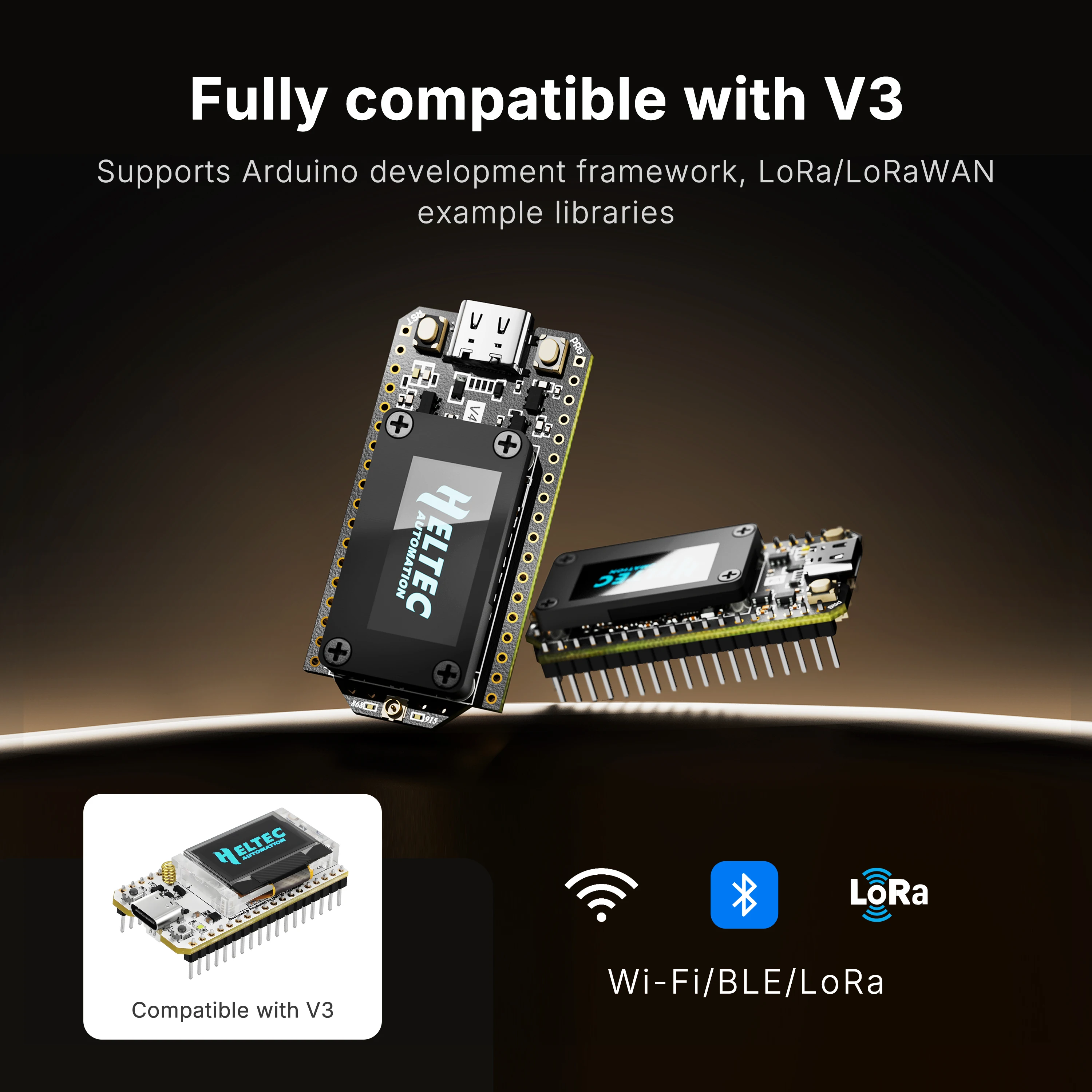 Heltec LoRa 32 V4 Kit Meshtastic GPS ESP32 SX1262 0,96 Zoll OLED – Bild 6