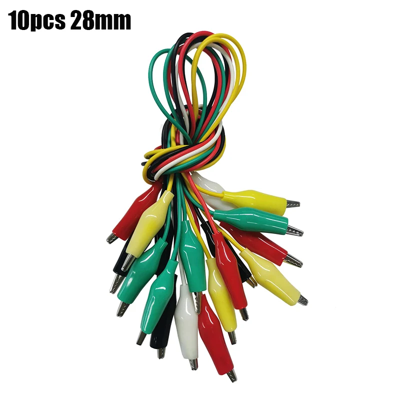 35 cm, 28 mm Krokodilklemme, doppelseitige Krokodilklemmen, Kabeltestklemme für elektrische Tests
