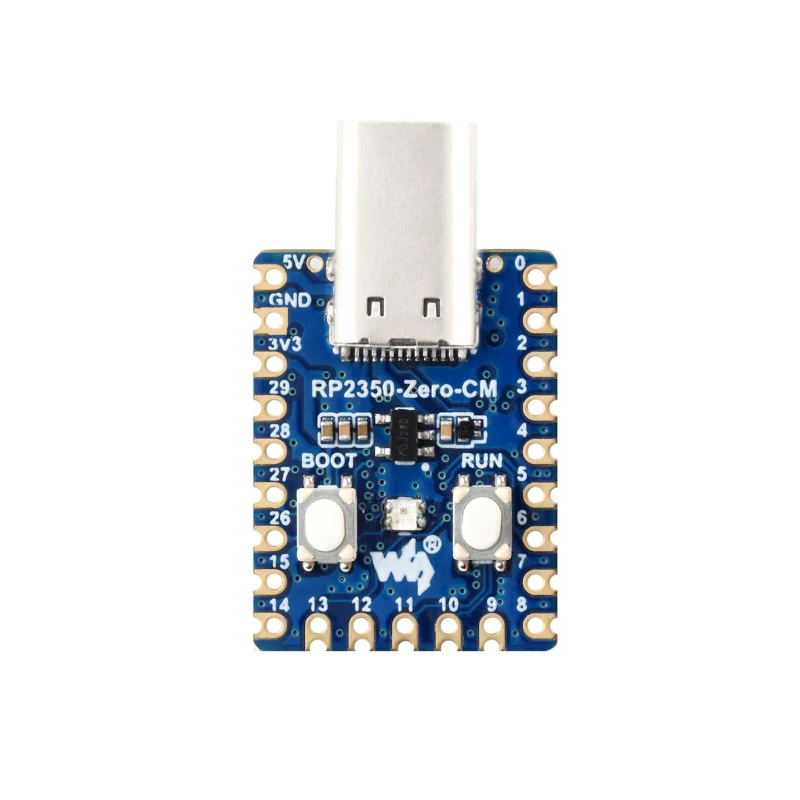 Waveshare RP2350-Zero Mini-Entwicklungsboard Dual-Core Dual Type-C – Bild 2