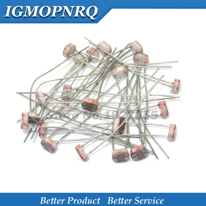 LDR Foto Light Sensitive Resistor Photoelektrische Fotowiderstand 5528 GL5528 5537 5506 5516 5539 (20 Stück)