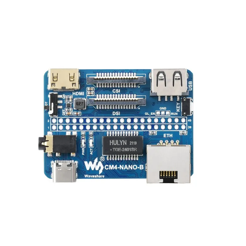 Raspberry Pi Compute Module 4 CM4 Nano-Grundplatine (B) mit RPi 40PIN – Bild 4