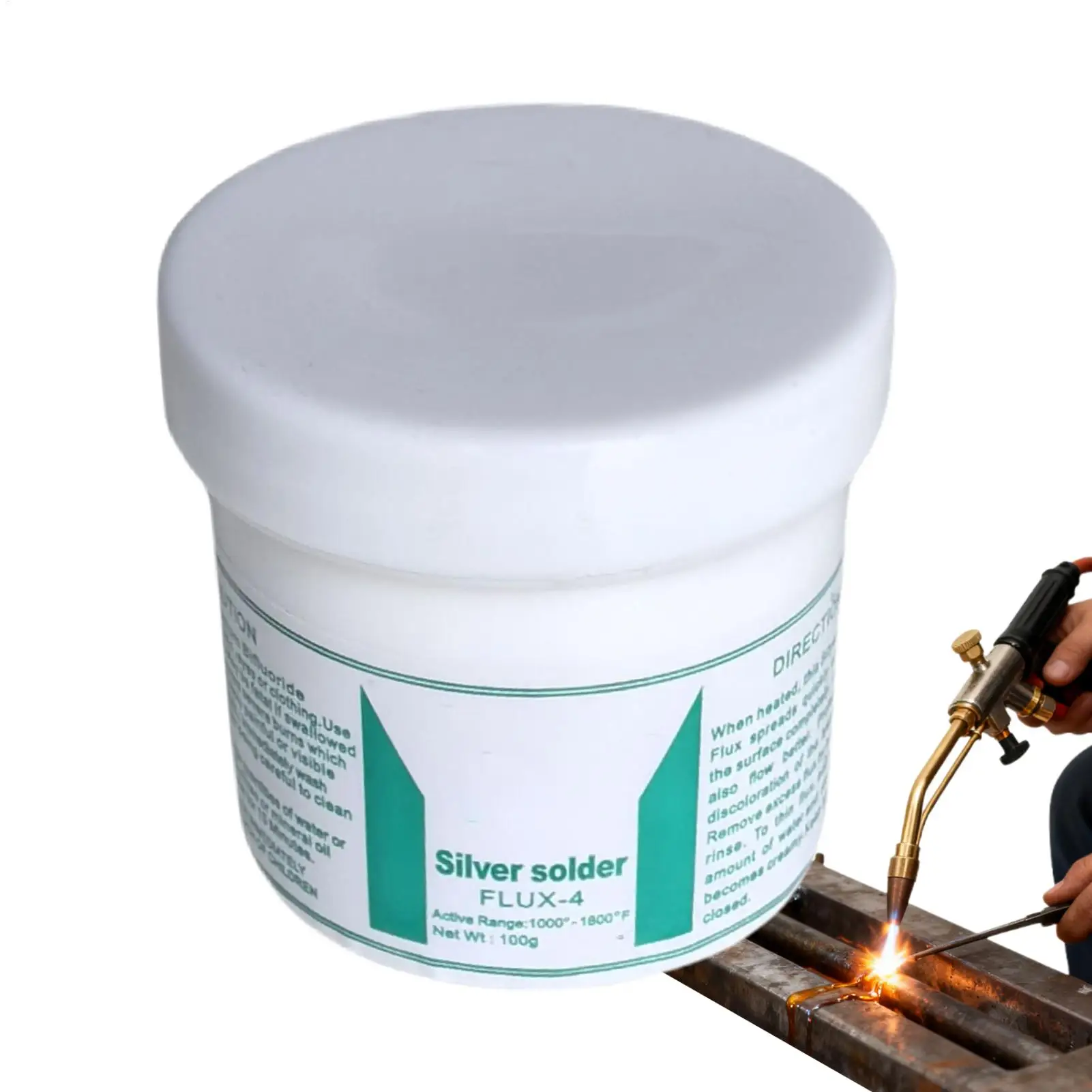 Lötfett 100g Lötpaste Silber-Messing-Lötpulver zum Schweißen – Bild 5