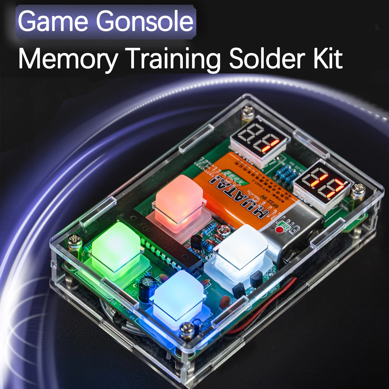 DIY Speicher Training Spielkonsole Elektronische Löten Kit Spaß Unterricht Praktische Ausbildung Übungen