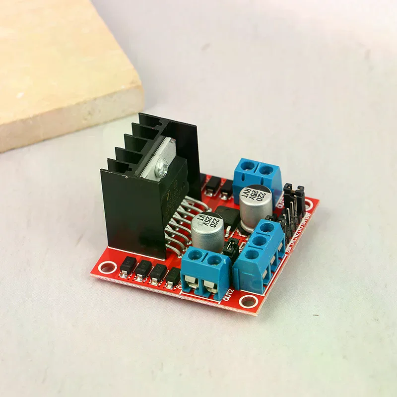 L298N DC-Motortreibermodul L298N Schrittmotor Smart Car Roboter – Bild 2