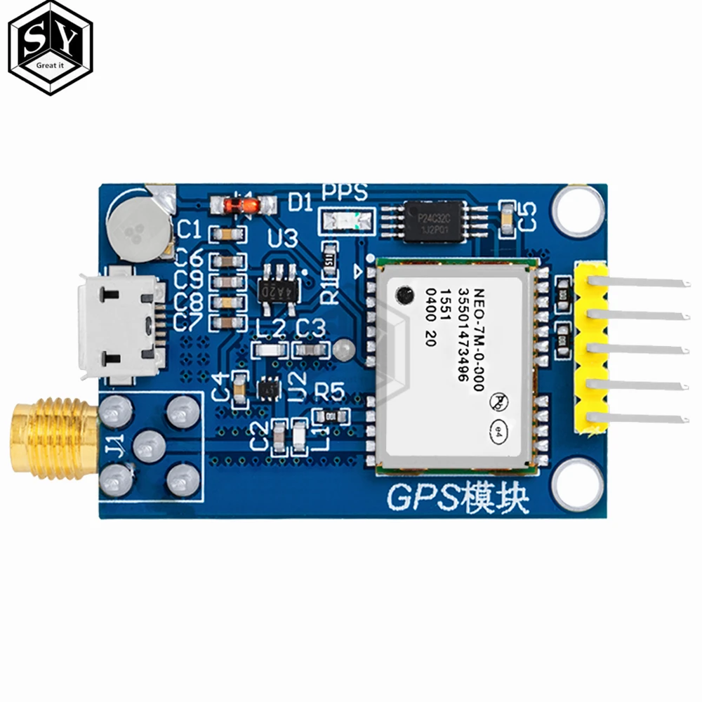 GPS Neo-6m Satellitenpositionierungsmodul Entwicklungsboard NEO-7M 7M – Bild 5