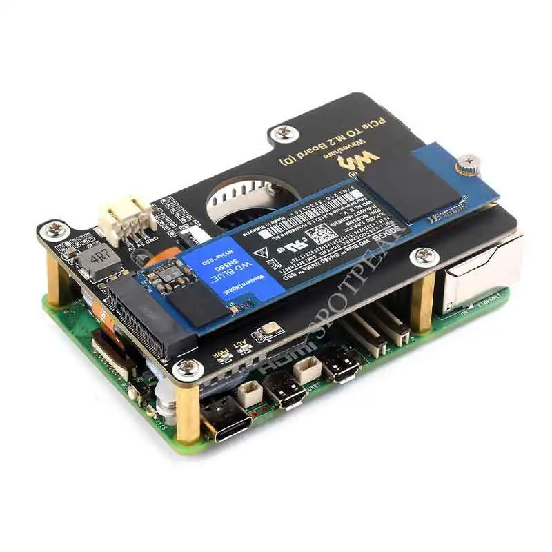 Raspberry Pi5 Solid State DrivePCIEErweiterungsplatine TurnM.2 NVME SSD Pi5 2280-2242-2230