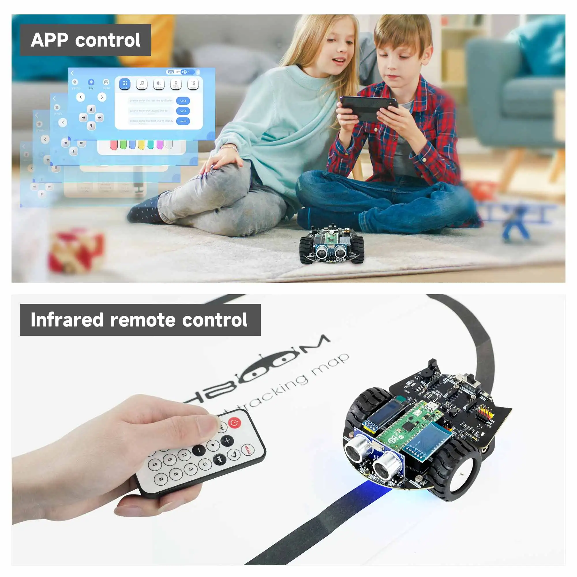 Raspberry Pi Pico 2 Roboter-Auto-Kit, programmierbares Auto – Bild 2