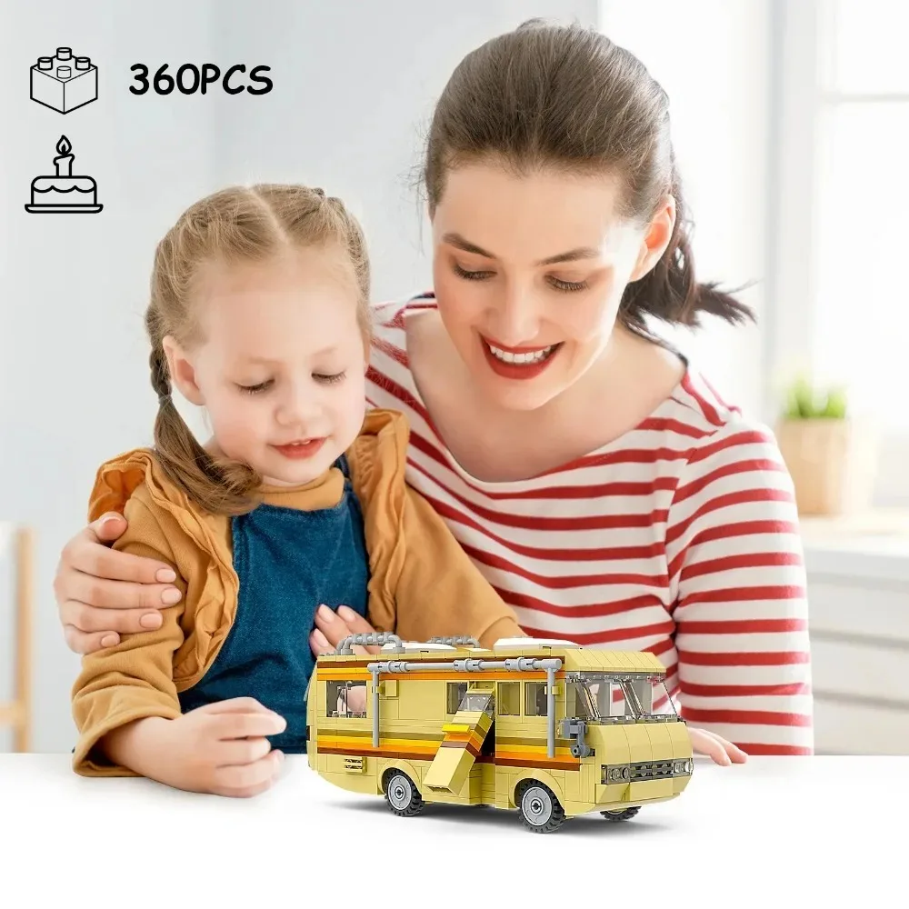 MOC Breaking Bad Kochen Labor RV Auto Bausteine Kit (360 Stück) – Bild 6