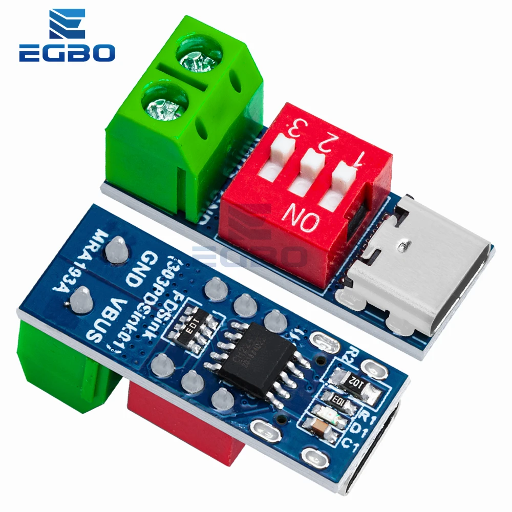 USB-C PD Trigger Board Modul PD/QC Decoy Board Schnellladung USB Typ-C – Bild 5