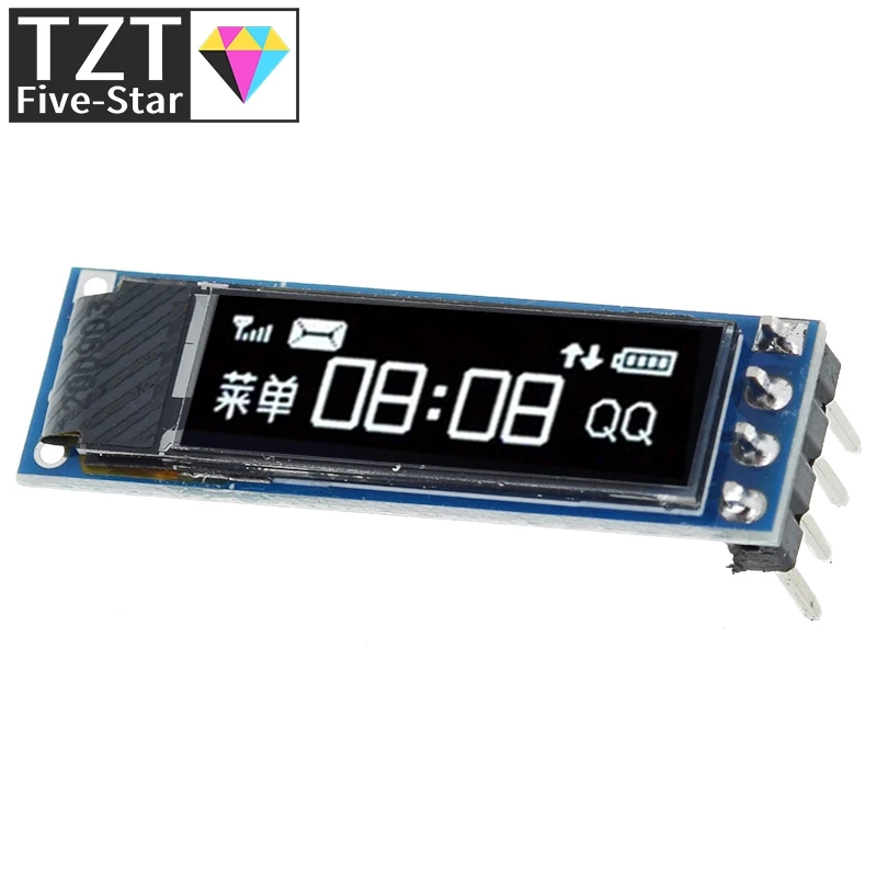 0,69 zoll 96x16 OLED Display Modul Weiß Display 0,69 "SSD1306 LCD – Bild 4