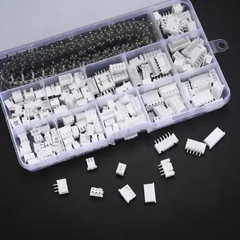 2,54-mm-JST-PH-Steckverbinder-Set mit 2,54-mm-Buchsenstiftleisten, 2/3/4/5-poligen (230 Stück)