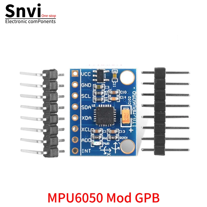 GY-521 MPU-6050 MPU6050 Modul 3-Achsen-Gyro-Sensoren + 3-Achsen-Beschleunigungsmessermodul