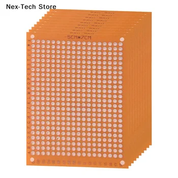 [NT] 10-teiliges PCB-Board-Prototyp-Kit, Protoboard-Leiterplatte, Steckplatinen mit 432 Löchern, universelle