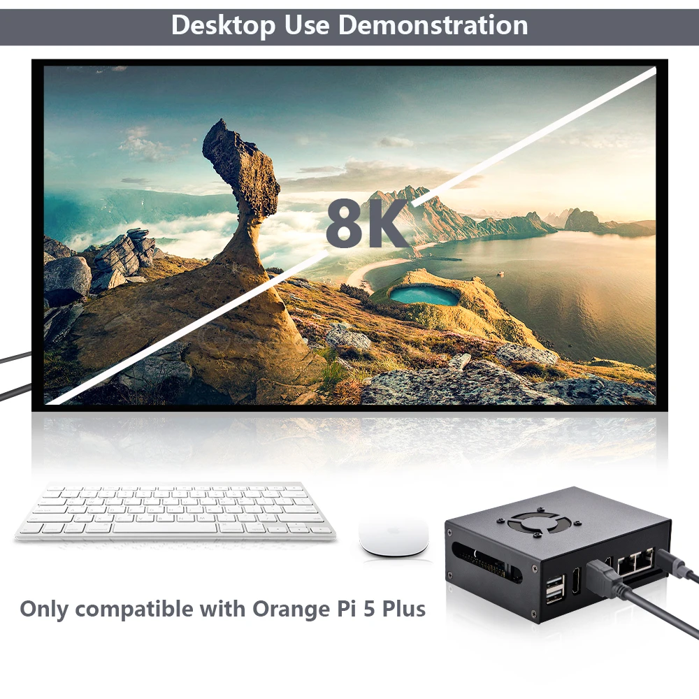 Orange pi 5 plus Metalls chutz hülle mit geräuscharmen – Bild 6