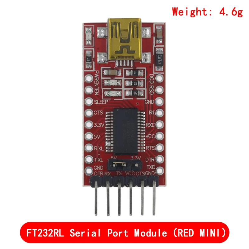 FT232RL FTDI USB 3,3 V 5,5 V zu TTL Serielles Adaptermodul für Arduino FT232 Pro Mini USB ZU TTL 232