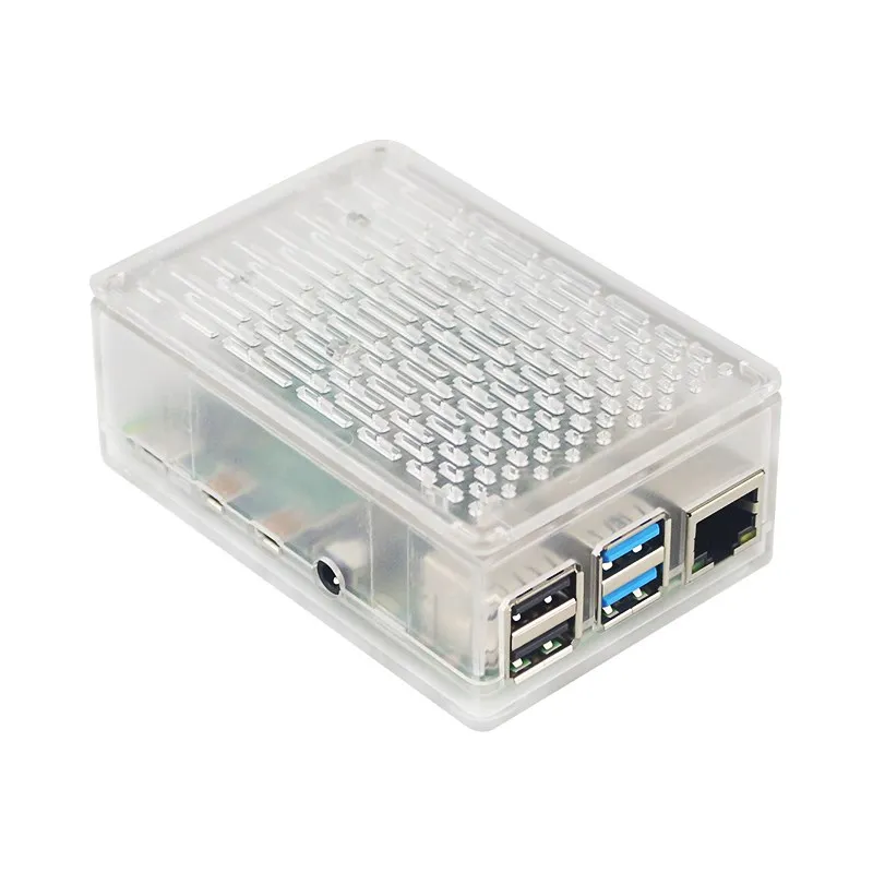 Raspberry Pi 4 Modell B ABS Fall mit Lüfter Schwarz Kunststoff – Bild 3