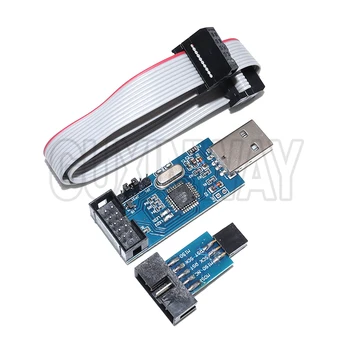 USBASP USBISP AVR Programmierer USB ISP USB ASP ATMEGA8 ATMEGA128 Unterstützung Win7 64K 10Pin zu 6 Pin