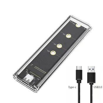 M.2 NGFF/NVME zu USB3.0 Mobiles Festplattengehäuse SATA SSD Typ-C 5Gbps Gehäuseadapter