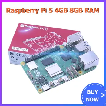 Raspberry Pi 5 4GB 16GB RAM Entwicklungsboard Gehäuse Kühler Lüfter Optional