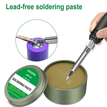 Lötpaste, Harzflussmittel, bleifrei, einfach zu verlöten, für Lötkolben, Reparatur von Eisenblechen
