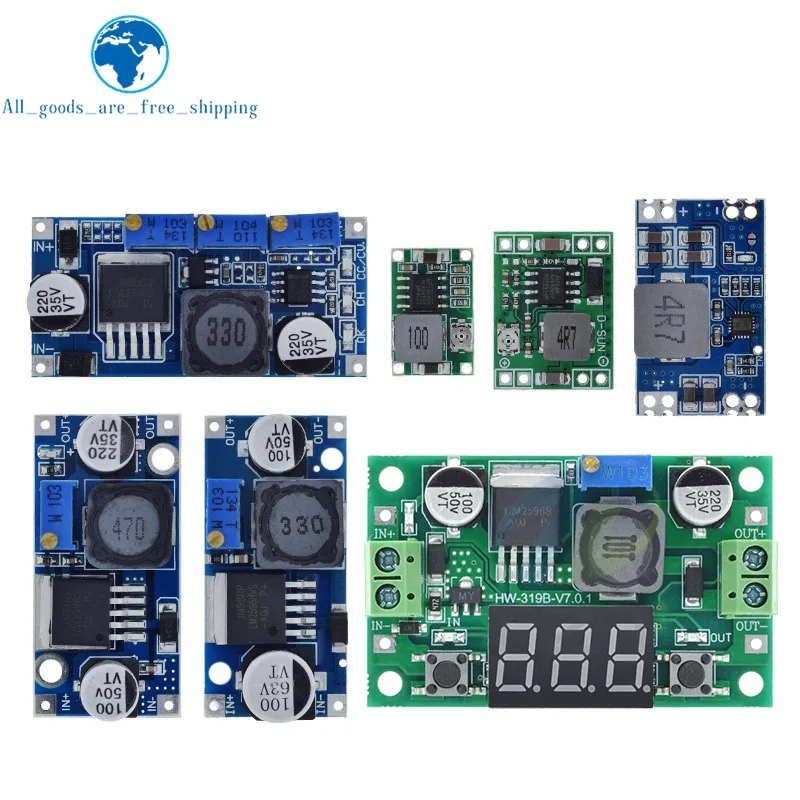 3A Einstellbares DC-DC LM2596 LM2596S Modul, Eingang 4V-35V, Ausgang – Bild 2