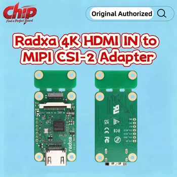 Radxa 4K HDMI IN zu MIPI CSI-2 Adapter, 4K Video, I2S Audio, EDID-Unterstützung, Z-Form-Faktor Kompatibel