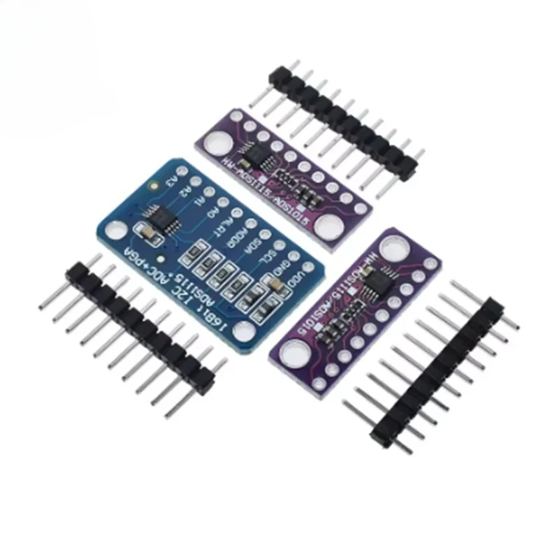 16-Bit I2C ADS1115 ADS1015 Modul ADC 4-Kanal mit Pro-Gain-Verstärker – Bild 2