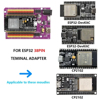 ESP32 Entwicklungs platine TYPE-C/MICRO USB CP2102 WiFi Bluetooth Dual Core ESP32-DevKitC-32 ESP-WROOM-32