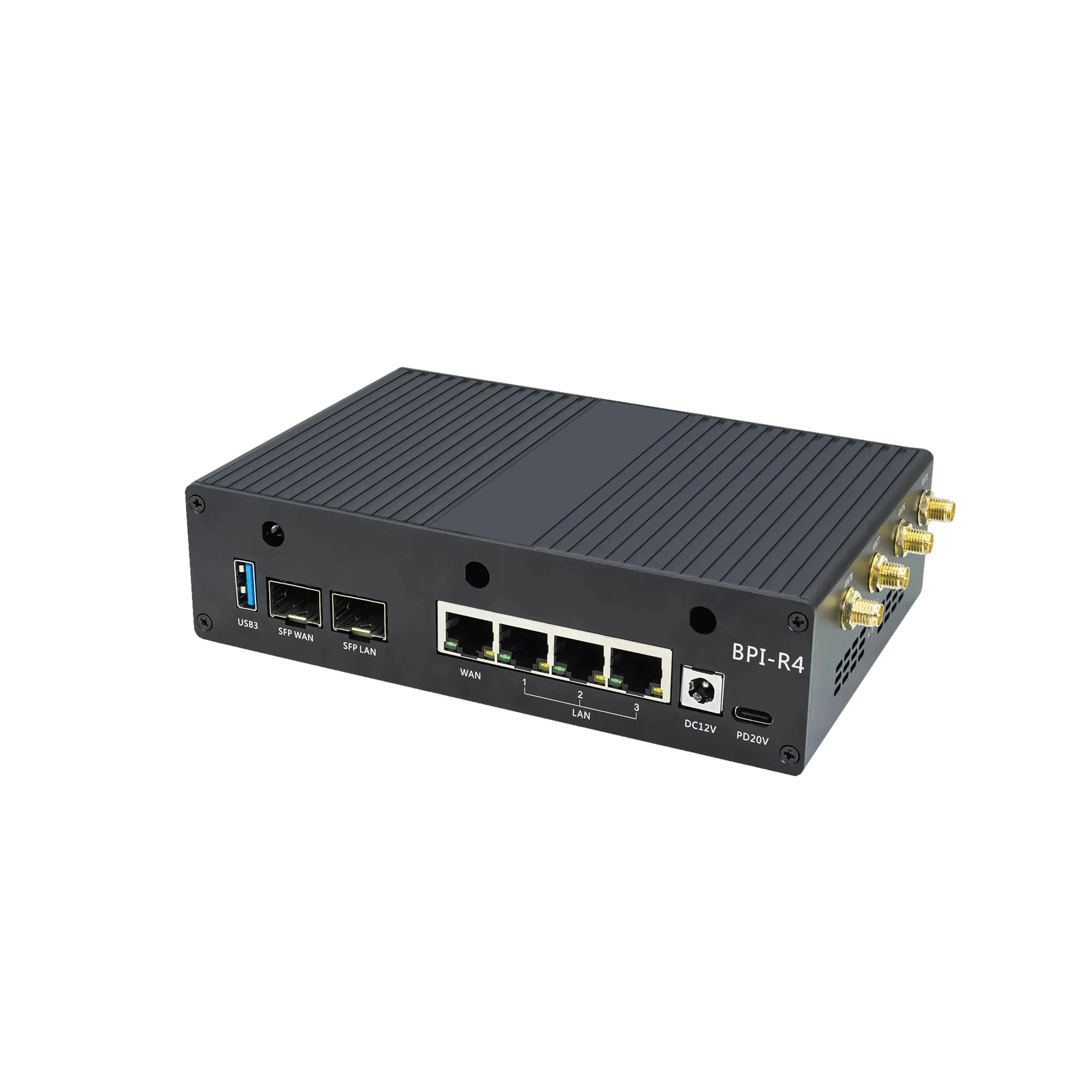 Banana Pi BPI-R4 Aluminiumgehäuse, Schutzhülle, perfekt für BPI-R4 – Bild 2