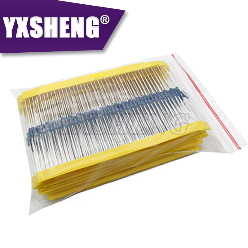 30 Arten 1/4 W Widerstand 1 % Metall Film Widerstand Pack Assorted KIT – Bild 6