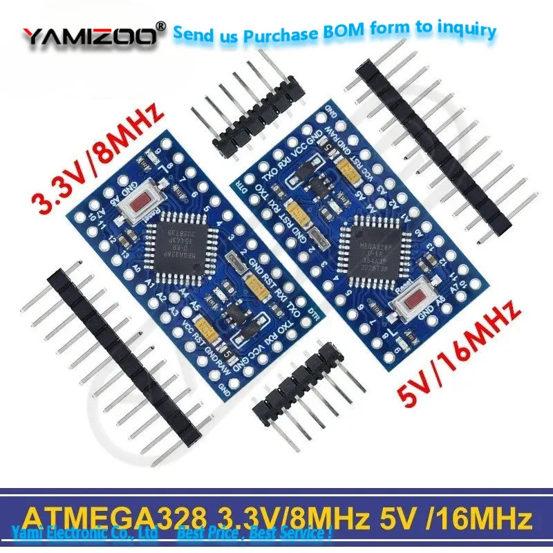 Atmega328P Pro 328 Mini ATMEGA328 3,3V 8MHz 5V 16MHz Ch340g CP2102 FT232RL Treiber für Arduino-kompatibles