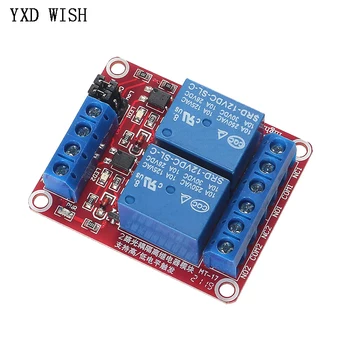 2-Kanal-Relaismodul 5 V 12 V 24 V Trigger relais steuerung mit hohem und niedrigem Pegel