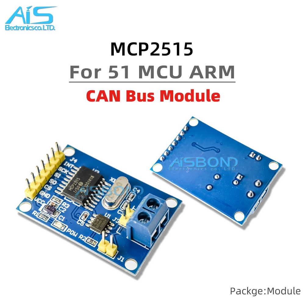 MCP 2515 CAN-Bus-Modulplatine für 51 MCU ARM Controller TJA 1050 Empfänger SPI