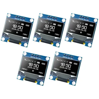 0,96 Zoll OLED I2C IIC Display-Modul 128x64 Pixel SSD1306 Mini Selbstleuchtende Bildschirmplatine Kompatibel
