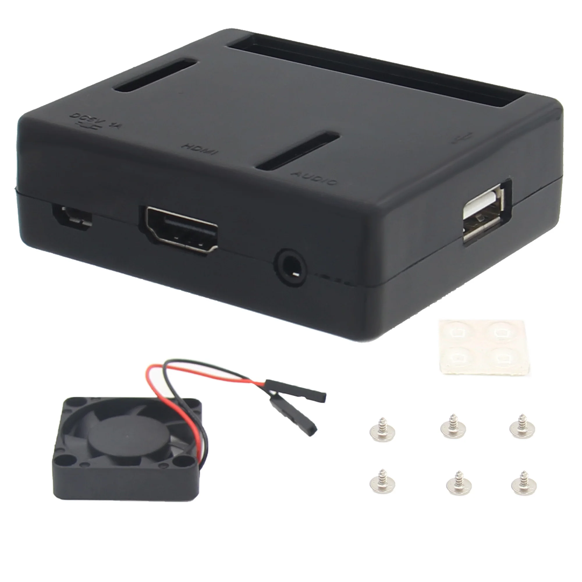 Raspberry Pi 3 Modell A+ ABS-Gehäuse mit 2507-Lüfter