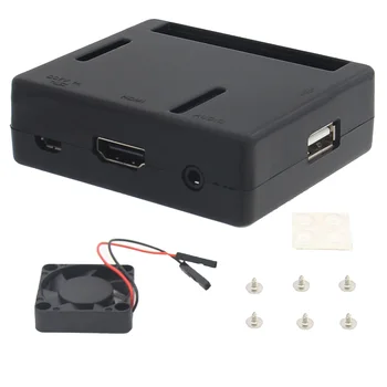Raspberry Pi 3 Modell A+ ABS-Gehäuse mit 2507-Lüfter