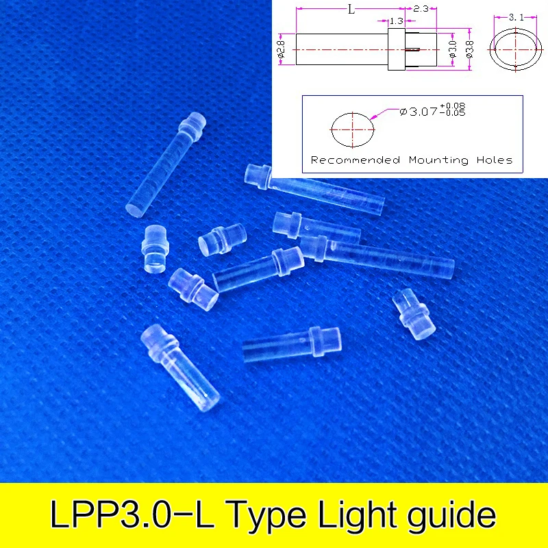 3mm LED Diode F3 Assorted Kit DIY Licht Emittierende Diode signal lampe perle LPY 3,0-L Typ licht guide spalte