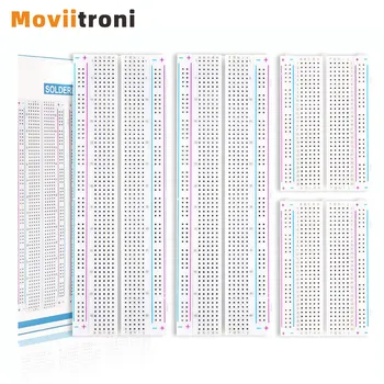 400/830 Punkte Breadboard MB-102 lötfreie PCB-Testplatinen für Proto Shield Distribution (4 Stück)