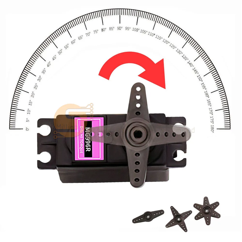 MG996R MG996 55g Digitaler Servomotor (4 Stück) – Bild 2