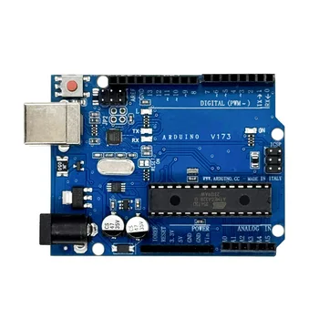 Elektronisches Modul für Arduino UNO R3 Box ATMEGA16U2+MEGA328P Chip R3 Entwicklungsboard + USB-Kabel