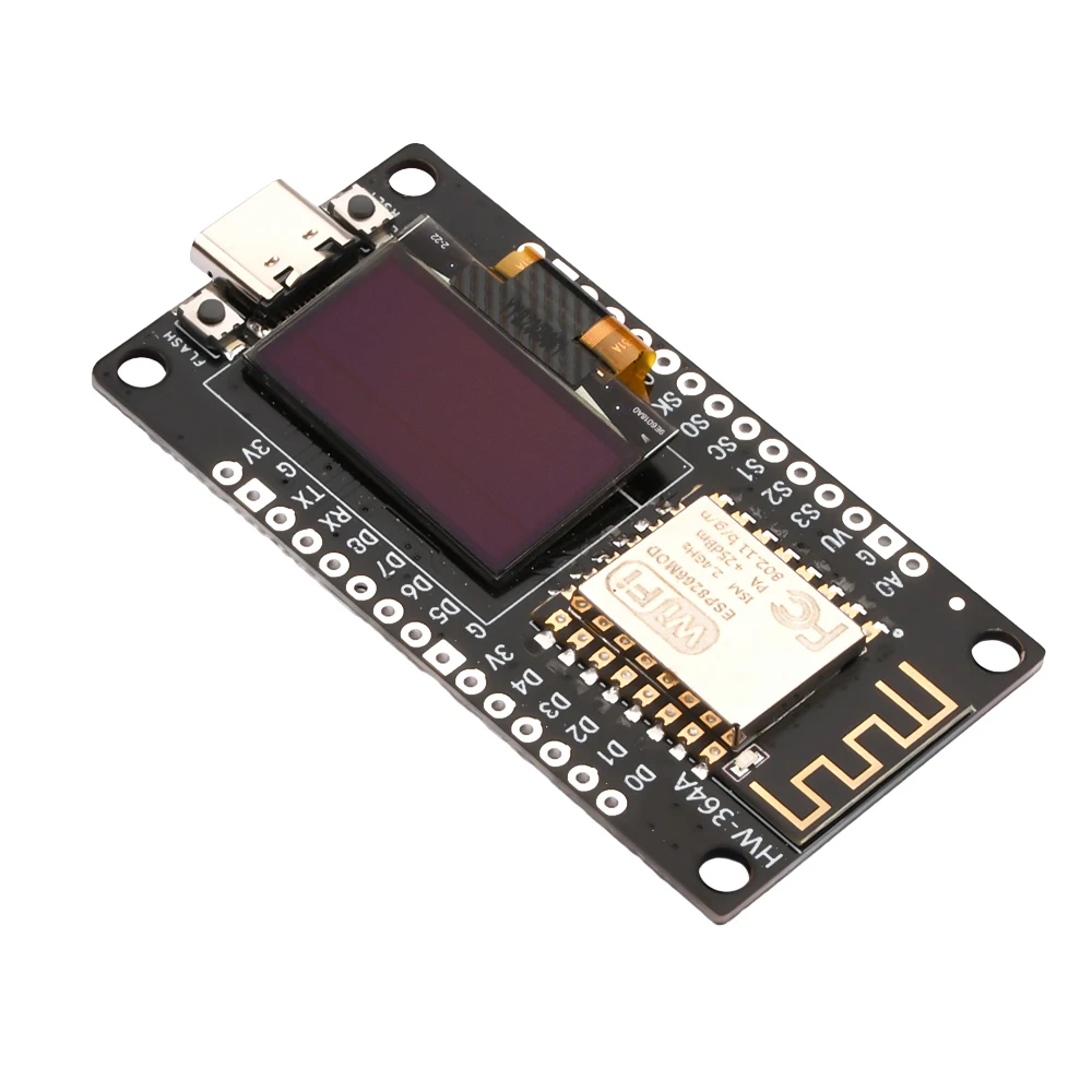 Nodemcu esp8266 Entwicklungs board mit 0,96 Zoll oled Display ch340 – Bild 4