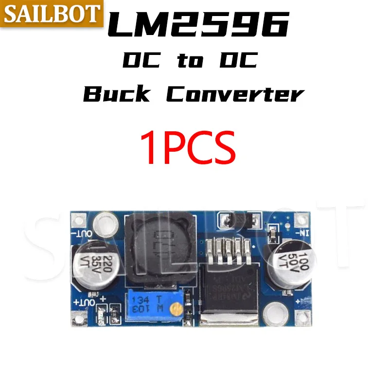 LM2596S Step Down Modul DC zu DC Netzteil Hohe Effizienz Für Buck Converter Einstellbare Spannung Regler