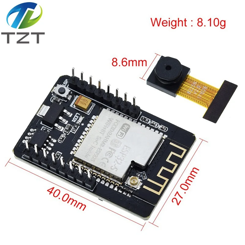 DIYTZT ESP32-CAM WLAN + Bluetooth Modul Kameramodul Entwicklungsboard – Bild 2