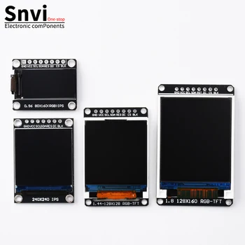 Snvi TFT IPS LCD Display Modul 0,96/1,3/1,44/1,8 Zoll 7P SPI Schnittstelle ST7735 ST7789 Treiber