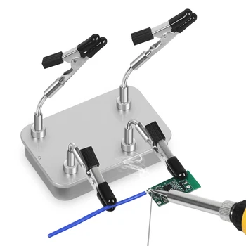4/2-Arm Magnetische Löt-Hilfszange, Flexible Dritte Hand, PCB-Klemme, Universelle Schweiß