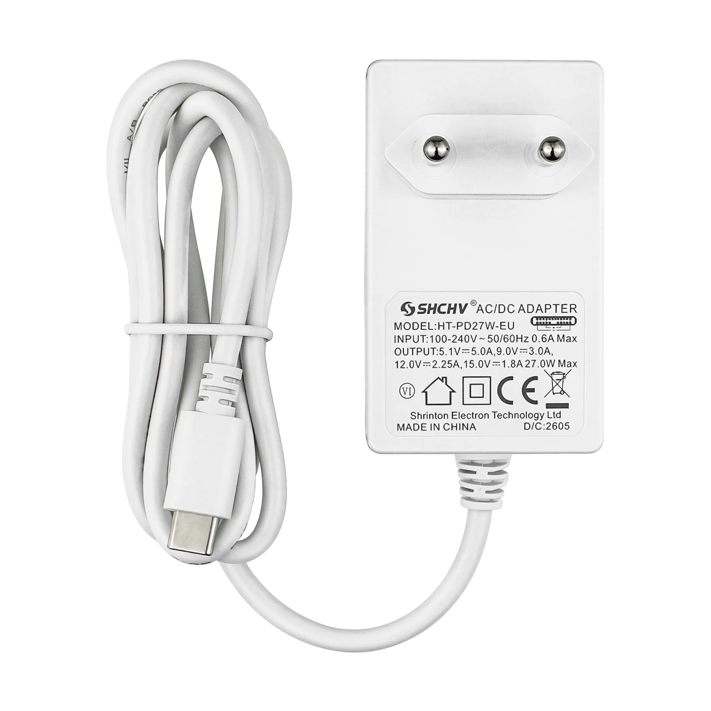 PD 27W USB-C Netzteil 5V 5A Typ-C Schnittstelle EU US UK AU Stecker – Bild 2