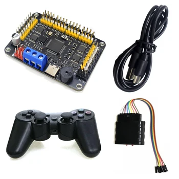 32-Kanal-Servo-Steuerplatine, Roboter-Servo-Controller mit PC- und PS2-Fernbedienungs-Kit