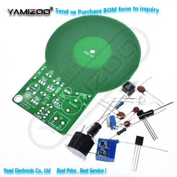 Kit DC 3V-5V 60mm Berührungsloses Sensorplatinenmodul DIY Elektronisches Bauteil Metalldetektor